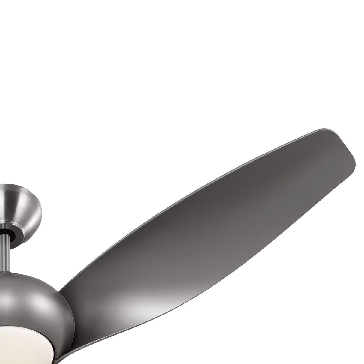 Krestel LED Smart Ceiling Fan 52", Brushed Steel