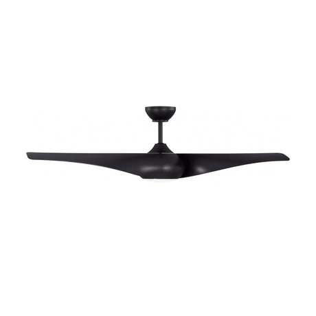 Krestel LED Smart Ceiling Fan 52", Matte Black