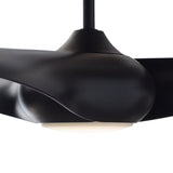Krestel LED Smart Ceiling Fan 52", Matte Black