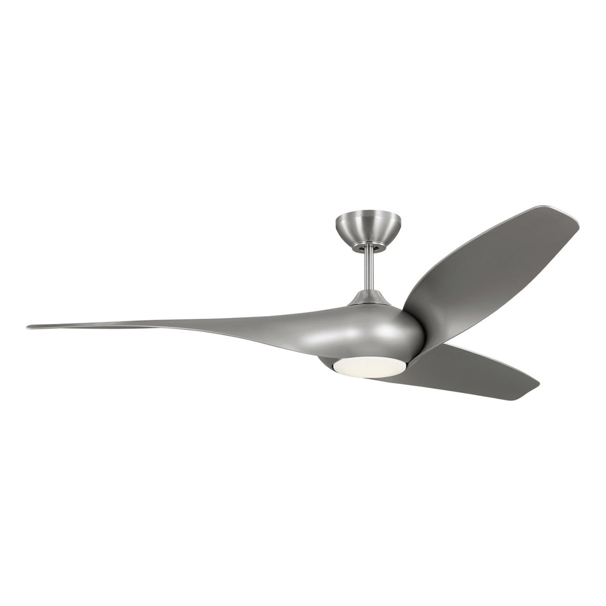 Krestel LED Smart Ceiling Fan 60", Brushed Steel