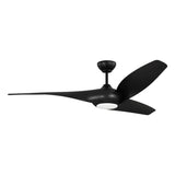 Krestel LED Smart Ceiling Fan 60", Matte Black