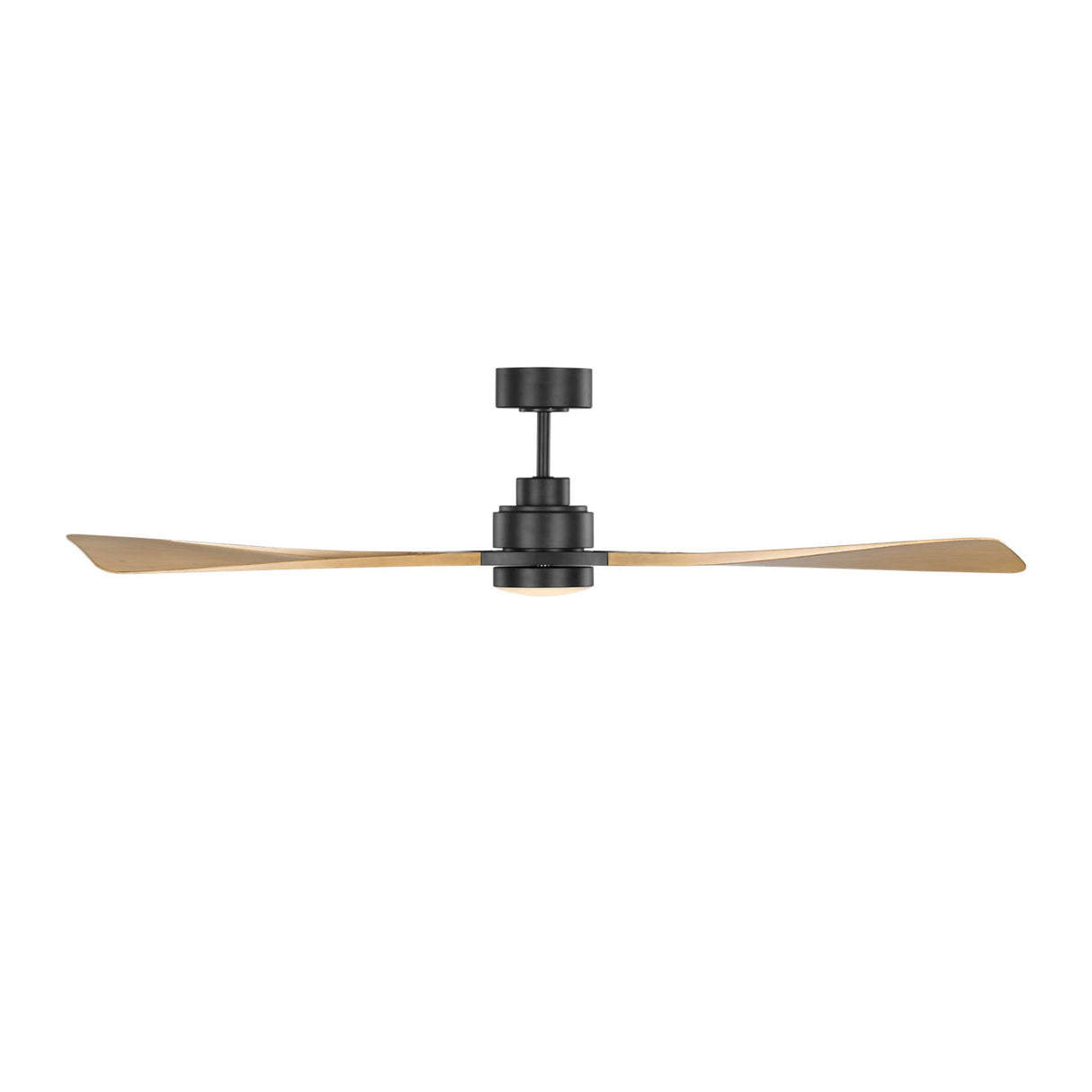 Mallard LED Ceiling Fan 60", Natural Oak and Matte Black