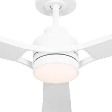 Mallard LED Smart Ceiling Fan 60", Matte White