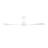 Mallard LED Smart Ceiling Fan 60", Matte White