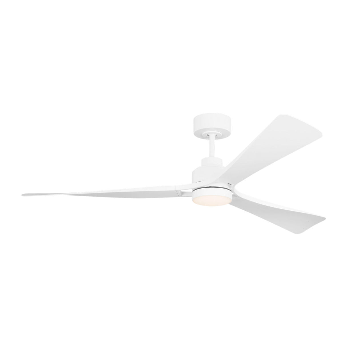 Mallard LED Smart Ceiling Fan 60", Matte White