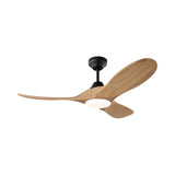 Egret LED Ceiling Fan 44", Natural Oak and Matte Black