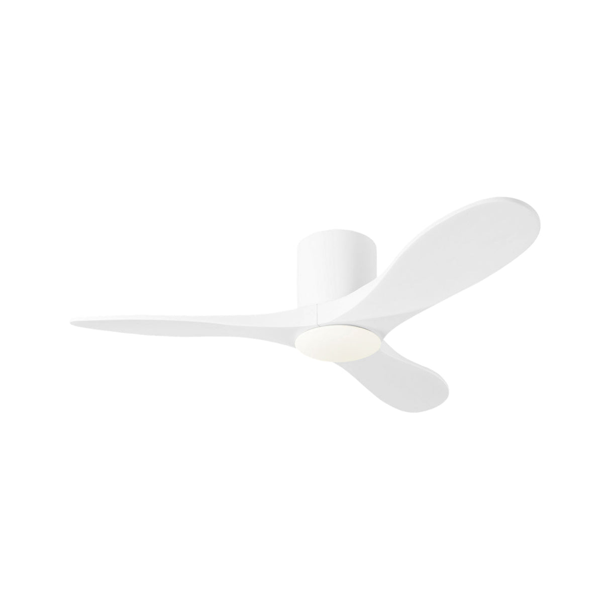 Eider LED Smart Ceiling Fan 44", Matte White Oak