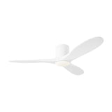 Eider LED Ceiling Fan 52", Matte White Oak