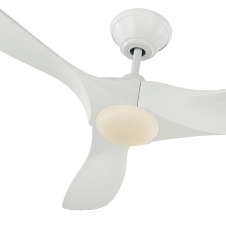 Egret LED Ceiling Fan 52", Matte White Oak