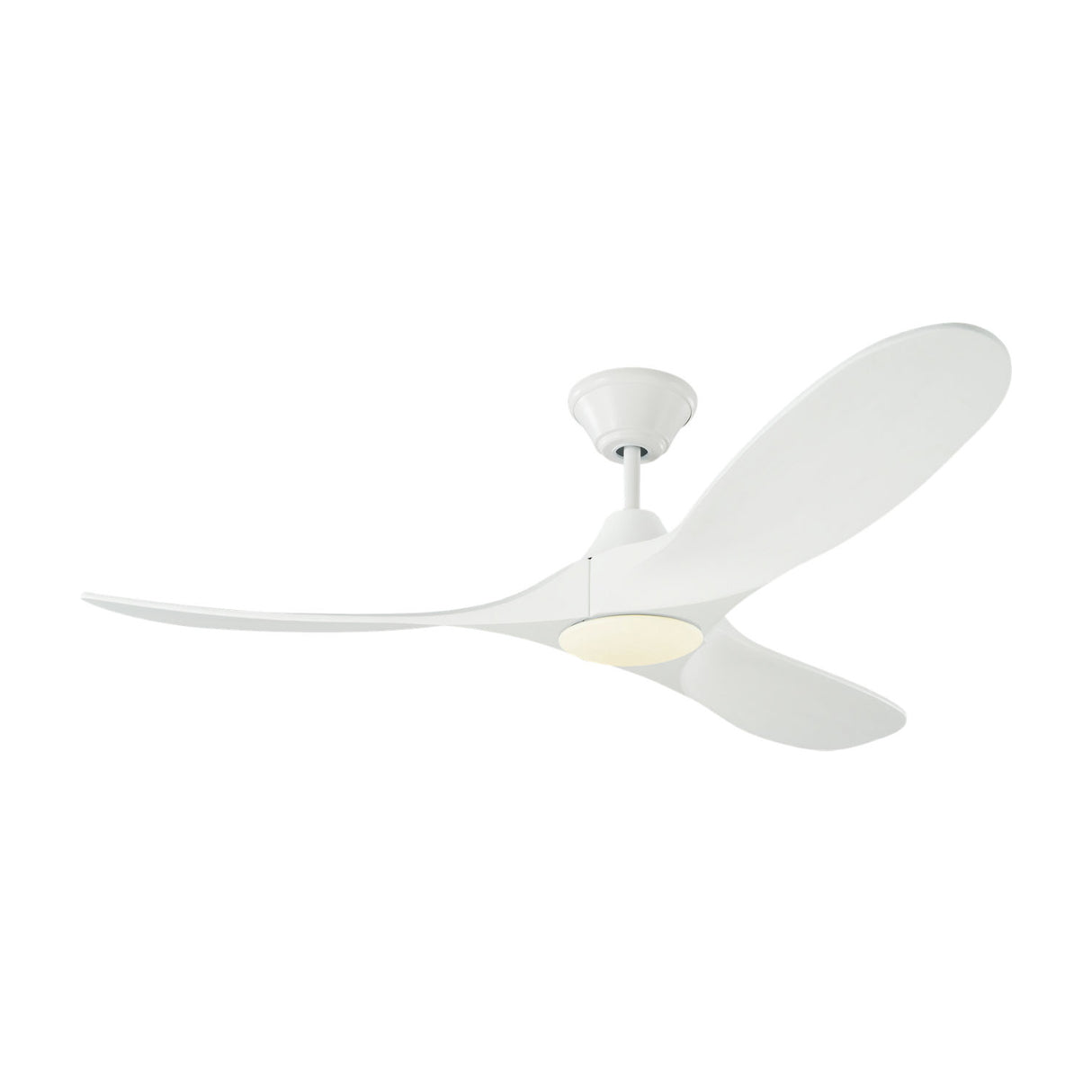 Egret LED Ceiling Fan 52", Matte White Oak