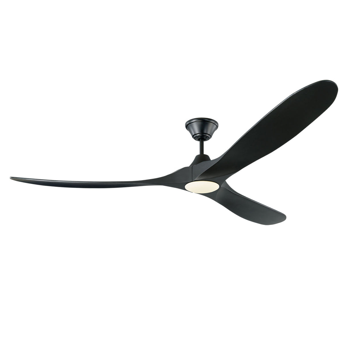 Egret LED Ceiling Fan 70", Matte Black Oak