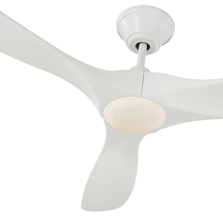 Egret LED Ceiling Fan 70", Matte White Oak