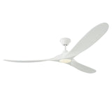 Egret LED Ceiling Fan 70", Matte White Oak