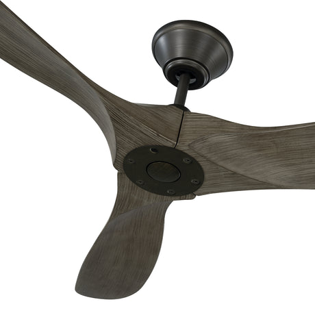 Egret Ceiling Fan 52", Gray Wash Oak and Aged Pewter