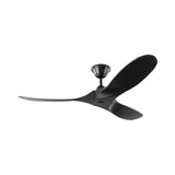 Egret Ceiling Fan 52", Matte Black Oak