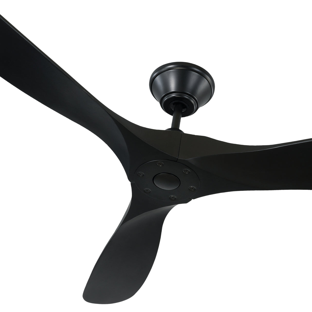 Egret Ceiling Fan 60", Matte Black Oak