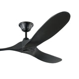 Egret Ceiling Fan 60", Matte Black Oak