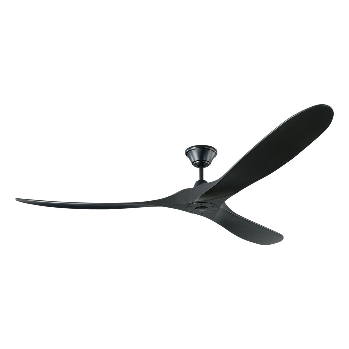 Egret Ceiling Fan 70", Matte Black Oak