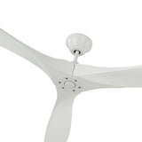 Egret Ceiling Fan 88", Matte White Oak