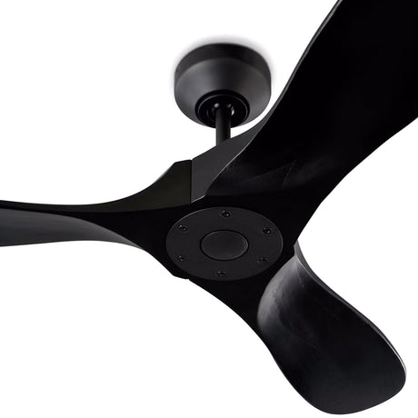 Egret Ceiling Fan 44", Matte Black Oak