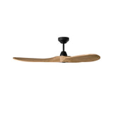 Egret Smart Ceiling Fan 52", Natural Oak and Matte Black