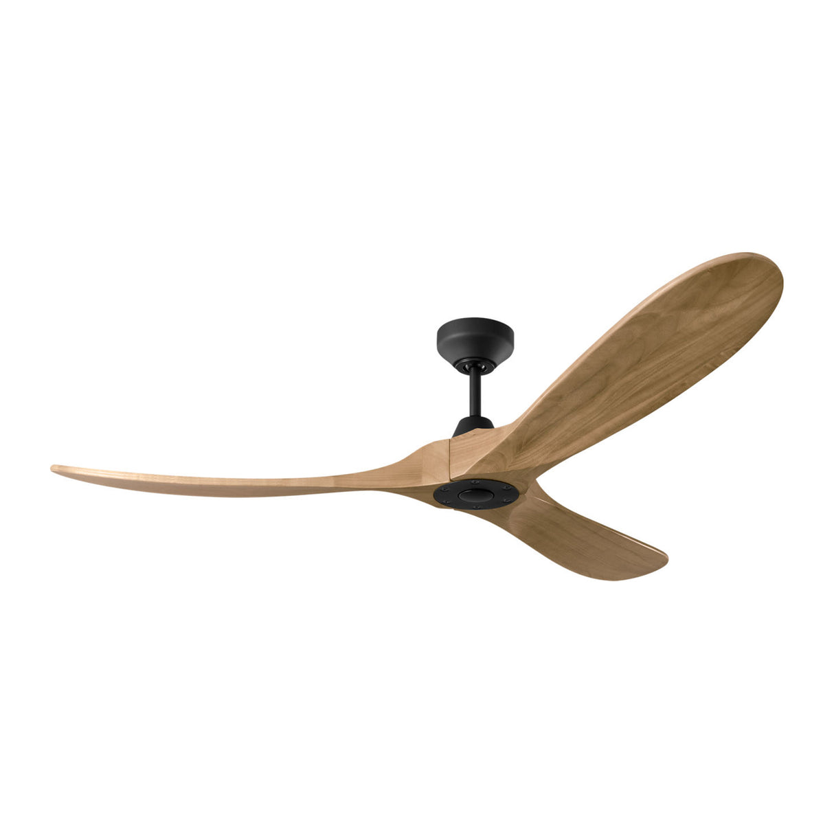 Egret Smart Ceiling Fan 60", Natural Oak and Matte Black