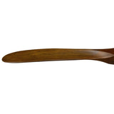 Egret Smart Ceiling Fan 70", Walnut Wood and Matte Black