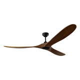 Egret Smart Ceiling Fan 70", Walnut Wood and Matte Black