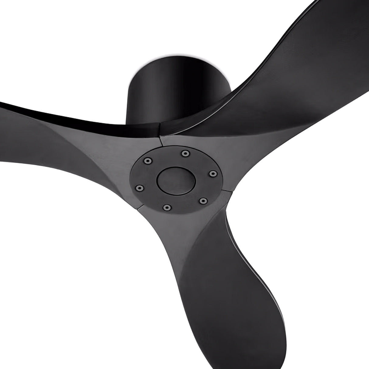 Eider Ceiling Fan 44", Matte Black Oak