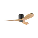 Eider Smart Ceiling Fan 44", Natural Oak and Matte Black