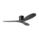 Eider Smart Ceiling Fan 52", Matte Black Oak