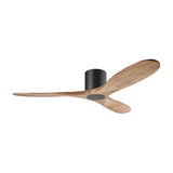 Eider Smart Ceiling Fan 52", Natural Oak and Matte Black