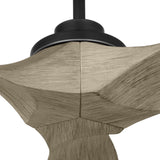 Heron Smart Ceiling Fan 52", Gray Wash Oak and Aged Pewter