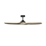 Heron Smart Ceiling Fan 52", Gray Wash Oak and Aged Pewter