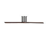 Harrier Smart Ceiling Fan 52", Walnut Wood and Brushed Steel