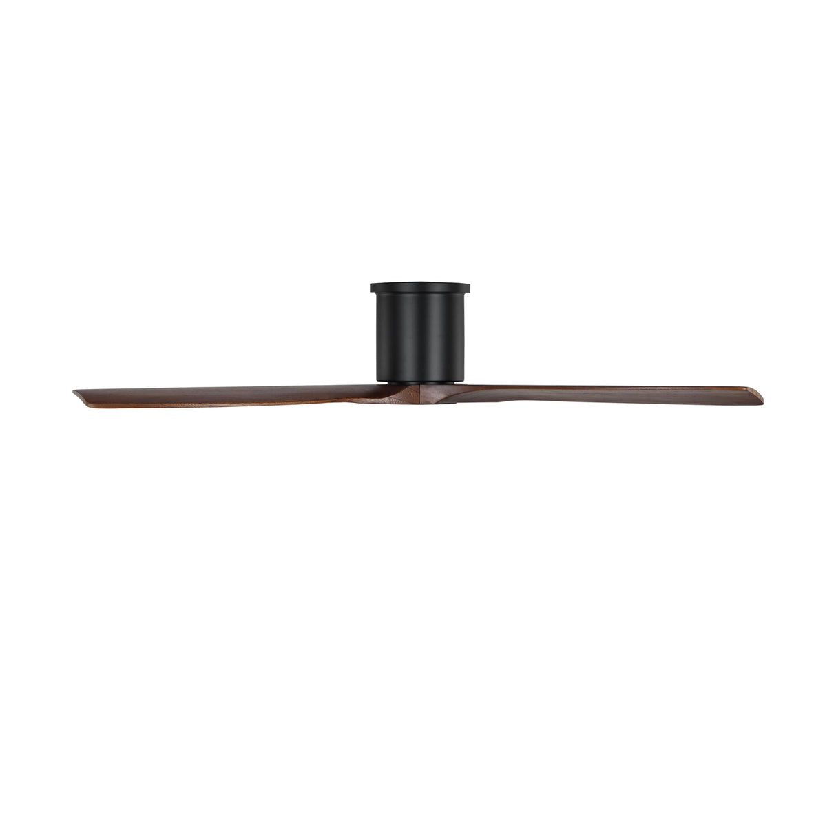 Harrier Smart Ceiling Fan 52", Walnut Wood and Matte Black