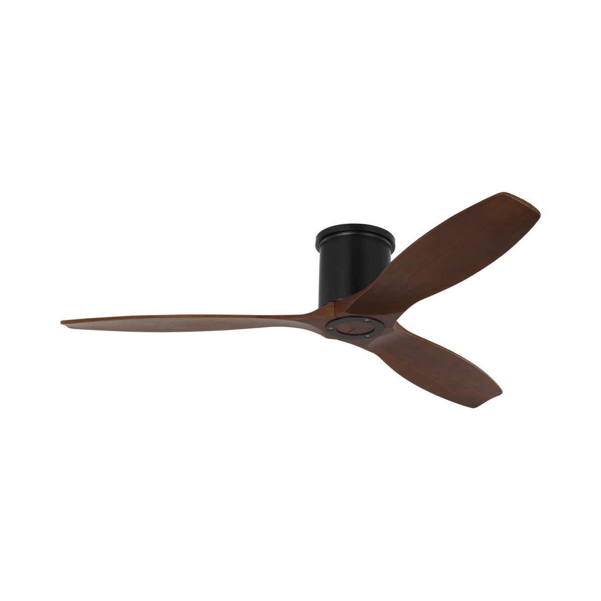 Harrier Smart Ceiling Fan 52", Walnut Wood and Matte Black