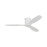 Harrier Smart Ceiling Fan 52", Matte White Oak