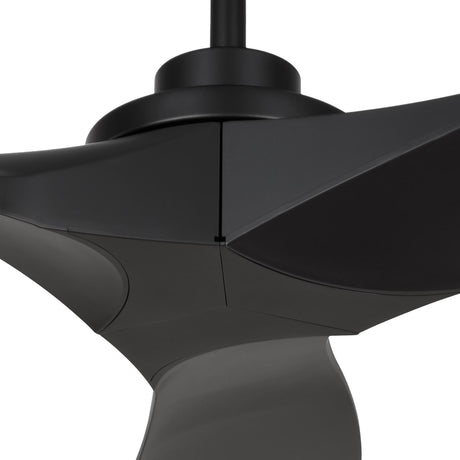 Heron Outdoor Smart Ceiling Fan 52", Matte Black