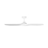 Heron Outdoor Smart Ceiling Fan 52", Matte White