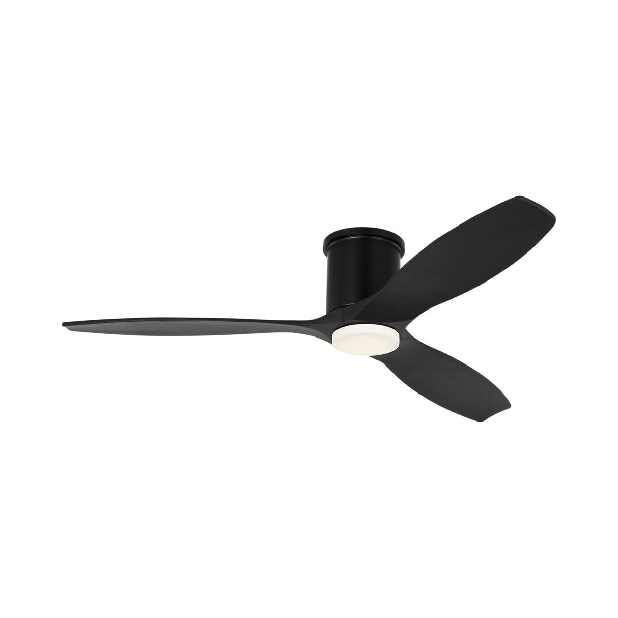 Harrier LED Smart Ceiling Fan 52", Matte Black Oak