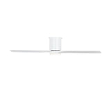 Harrier LED Smart Ceiling Fan 52", Matte White Oak