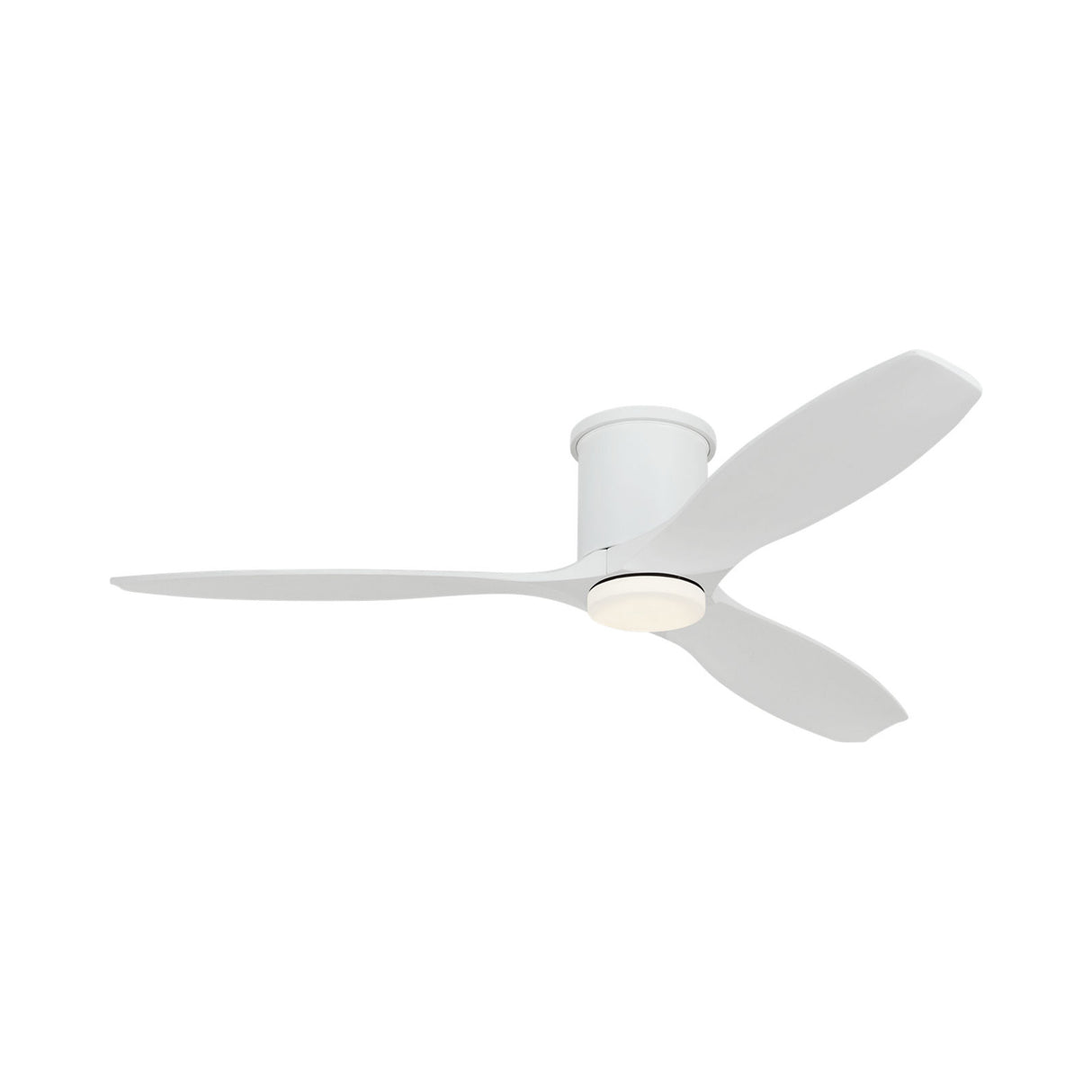 Harrier LED Smart Ceiling Fan 52", Matte White Oak
