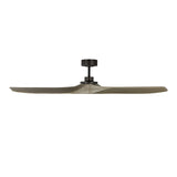 Heron Smart Ceiling Fan 60", Gray Wash Oak and Aged Pewter
