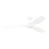 Heron Outdoor Smart Ceiling Fan 60", Matte White