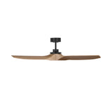 Heron Smart Ceiling Fan 52", Natural Oak and Matte Black