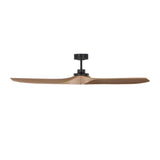 Heron Smart Ceiling Fan 60", Natural Oak and Matte Black