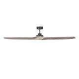 Heron Smart Ceiling Fan 70", Gray Wash Oak and Aged Pewter