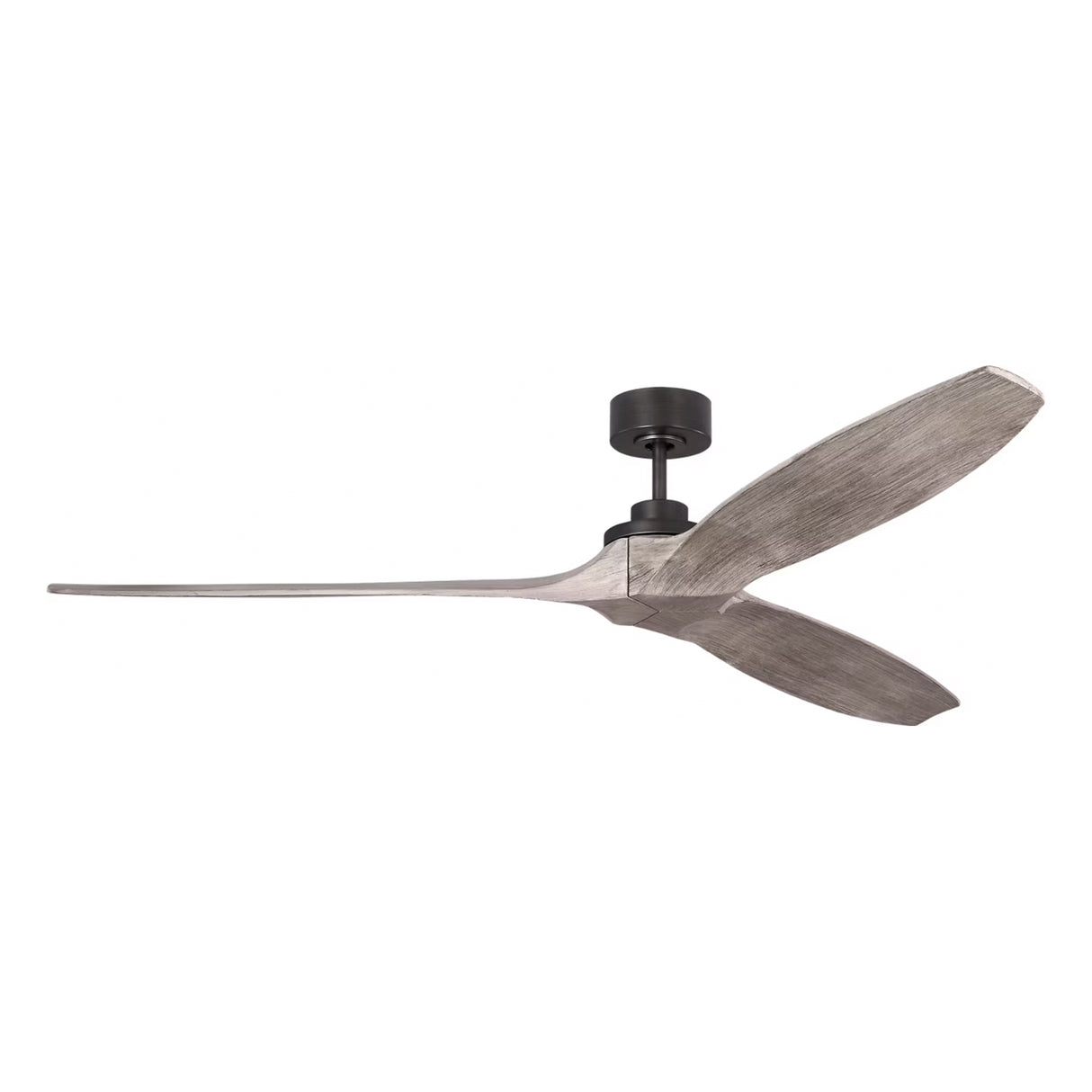 Heron Smart Ceiling Fan 70", Gray Wash Oak and Aged Pewter