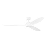 Heron Smart Ceiling Fan 70", Matte White Oak